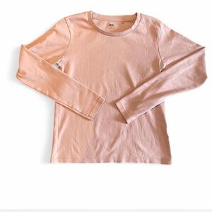 Uniqlo Women’s Pink Long Sleeve Shirt